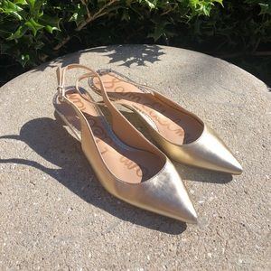 Gold Kitten Heels 🌟